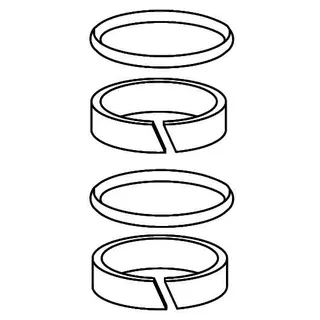 KWC Gleitring/O-Ringset GASTRO zu Schwenkauslauf 1/2"