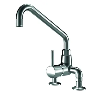 KWC Hebelmischer GASTRO Schwenkauslauf AD153 A300, Anschluss 45mm, ganzchrom – Bild 2