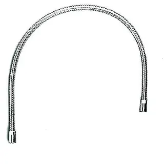 KWC Metallschlauch L2045 zu GBr 1/2"x1/2" druckfest, Edelstahl – Bild 2