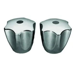 KWC Coronachromgriff Metall rot für Warmwasser – Bild 2