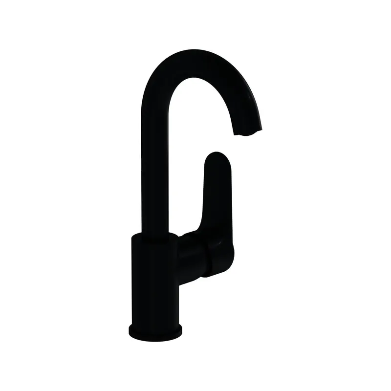 VitrA Einhebel-Waschtischmischer Root Round h: 275 mm schwenkbar Einlochmon. Schwarz