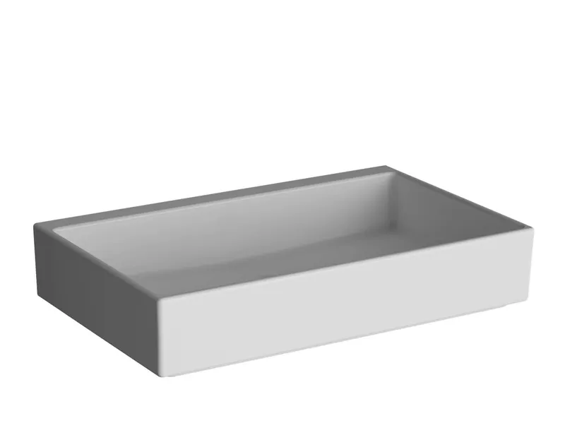 VitrA Waschtisch Compact ArchiPlan 61x38 cm ohne Hahnloch ohne Überlauf Weiß Hochgl.