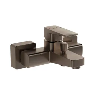 VitrA Einhebel-Wannen-Brausearmatur Root S. Aufputzmontage Nickel gebürstet