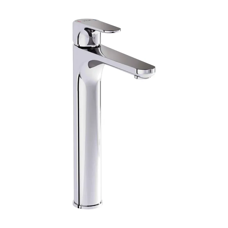 VitrA Einhebel-Waschtischmischer Root Round h: 315 mm Einlochmontage Chrom