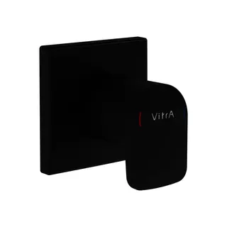 VT Unterputz-Absperrventil Root Square Fertigmontageset 80 x 80 mm Schwarz Matt