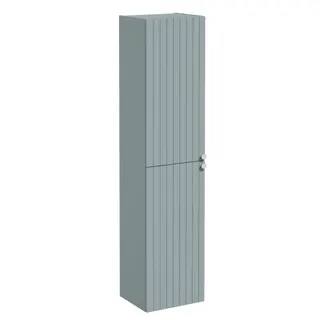 VitrA Hochschrank Root Groove 42x36x180cm 2 Türen Fjordgrün Matt – Bild 1
