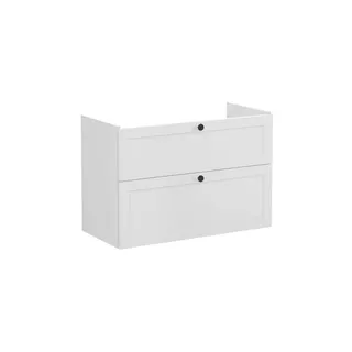 VitrA Waschtischunterschrank Root Classic 97x45x65cm 2 Vollauszüge Hellgrau Matt