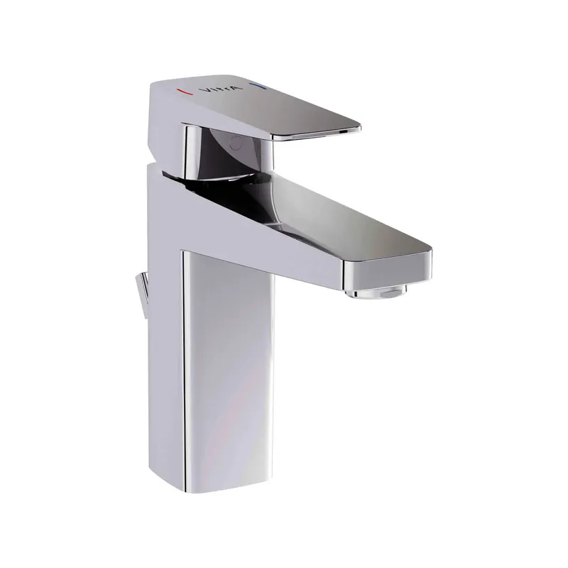 VitrA Einheb.-Waschtischmischer Root Square Excenter h: 175 mm Einlochmontage Chrom