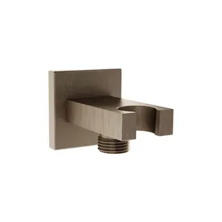 VitrA Wandanschlussbogen Root Square Brauseabgang G1/2" Nickel gebürstet