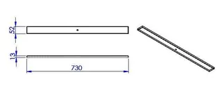 SD Fliesenmulde LINE TECE 750, Nr. 48268