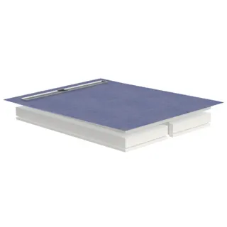 SD barr-frei Dusche LINE Rinne TECE 1200x1500 (Rinne 1150 mm)