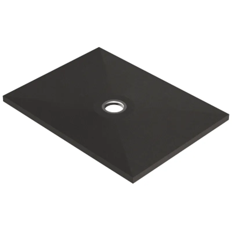 SD barr-frei Dusche PLAN Abl. KESSEL R 1600x800x50 Abl.mittig