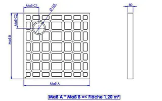 SD U-BauEL für Plan Plus QuadroU bis 110 mm Sonderanfertigung Höhe bis 1,