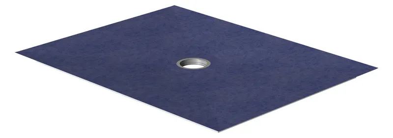 SD barr-frei Dusche PLAN Abl. KESSEL R 1500x1300x50 Abl.mittig
