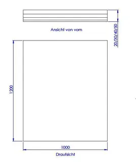 SD U-BauEL für G2/G4/K 1000x1200x20/30/40/50 mm – Bild 2