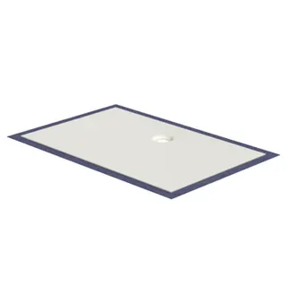 SD barr-frei Dusche Mineraloberfl. 001 1500x800 mm, Ablaufpos. 750/230 mm