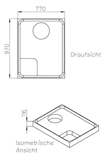 SD Wt KA/Be superflach 1000x800x25 – Bild 2