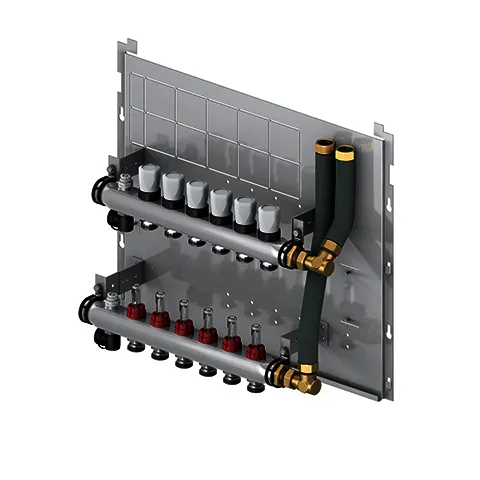 FL LogoMatic G2 UFH-M 8MC FS FBHVerteiler 8Fach, Grundplatte breit