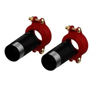 FL BigFixLock Aussengewinde, 1 Paar DN 40 BigFixlock x AG, 48,3 x 1 1/2" AG