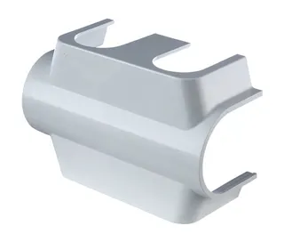 FL Designverkleidung VARIOCON Ventilarm. Kunststoff weiß Anschl. re.