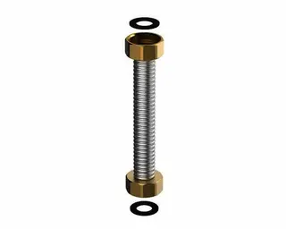 FL Inoflex Edelstahlwellrohr DN 32, 1 1/2" IG, 1000 mm