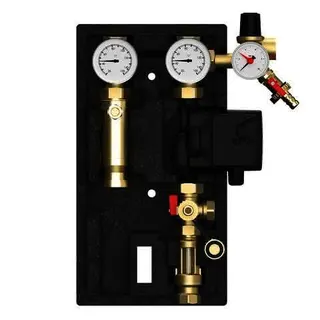 FL Zweistrang Solarstation S, 3/4", m.E. mit Grundfos UPM3 Hybrid 15-70 PWM