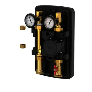 FL MeiFlow Top S UC-M, DN25, w/o pump 1'', o. Pumpe, Zählereinbaustrecke