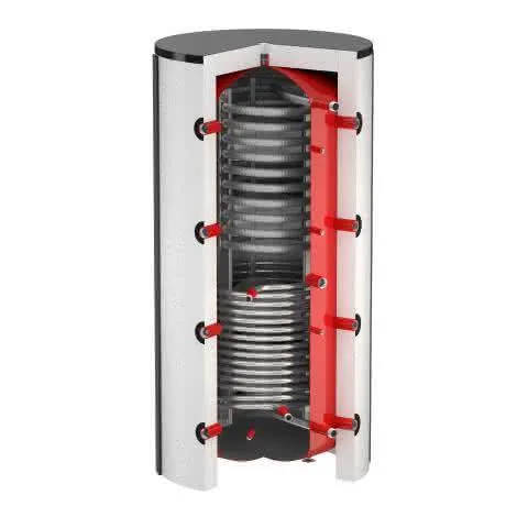 FL Frischwasser-Kombispeicher FlexTherm Duo FWS 750 L m. Edelstahlwellrohr-WTA