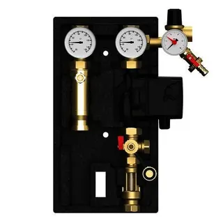 FL Zweistrang Solarstation S, 3/4", m.E. mit Wilo Yonos Para ST 15/7 PWM