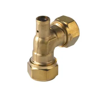 FL Winkel m. Entlüftung VSH SUPER 22mm MS