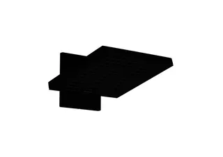 Hansgrohe Kopfbrause Pulsify E 260 2jet mit Wandanschluss mattschwarz – Bild 1