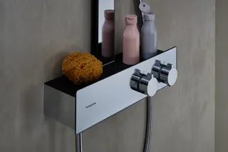 Hansgrohe Showerpipe Rainfinity 350 mit Kopfbrause 250 EcoSmart chrom – Bild 3
