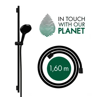 Hansgrohe Brauseset Rainfinity 130 3j EcoSmart Unica S Puro 900mm Push Schieber BBC – Bild 3