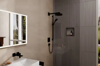Hansgrohe Brauseset Rainfinity 130 3jet Unica S Puro 900mm Push Schieber MSW – Bild 5