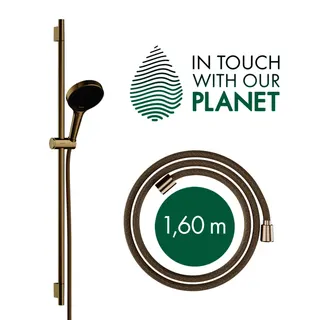 Hansgrohe Brauseset Rainfinity 130 3j EcoSmart Unica S Puro 900mm Push Schieber BBR – Bild 3