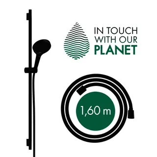 Hansgrohe Brauseset Rainfinity 130 3j EcoSmart Unica S Puro 900mm Push Schieber MSW – Bild 3