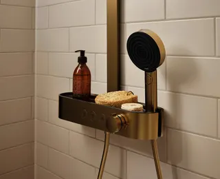 Hansgrohe Showerpipe Pulsify S 260 2jet mit Brausethermostat Aufputz BBR – Bild 5