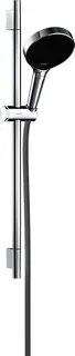 Hansgrohe Brauseset Rainfinity 130 3jet Unica S Puro 650mm Push Schieber chrom