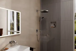 Hansgrohe Kopfbrause Rainfinity 360 1jet Deckenmontage chrom – Bild 2