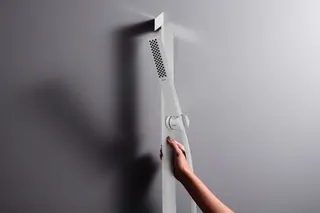 Hansgrohe Brauseset Pulsify E 1jet mit Unica Brausestange 900mm mattweiß – Bild 5