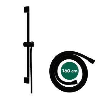 Hansgrohe Brausestange Unica/Pulsify 650mm mit Push Schieber und Brauseschlauch MSW – Bild 3
