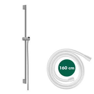 Hansgrohe Brausestange Unica/Pulsify 900mm mit Push Schieber und Brauseschlauch MW – Bild 2