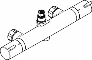 Hansgrohe Thermostat Dusche Aufputz für Showerpipe MB