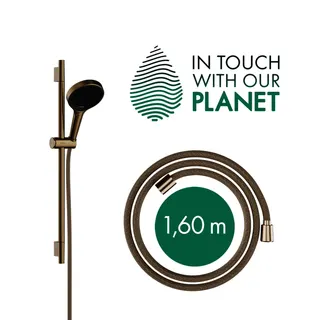 Hansgrohe Brauseset Rainfinity 130 3j EcoSmart Unica S Puro 650mm Push Schieber BBR – Bild 3