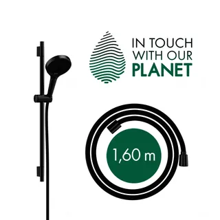 Hansgrohe Brauseset Rainfinity 130 3j EcoSmart Unica S Puro 650mm Push Schieber BBC – Bild 3