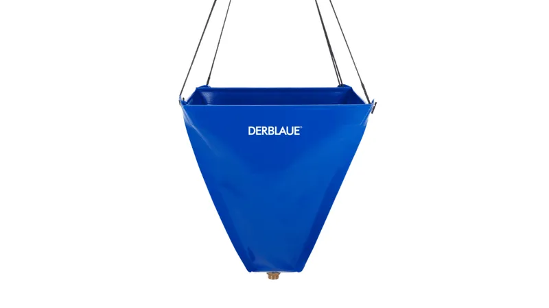 DERBLAUE Trichter klein, 40cm (25l) 3/4Zoll Anschluss,Aufhängsystem