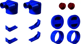 Pluggit Zuluft-Abluft Stutzen Paket PluggPlan