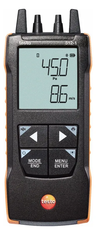 Testo 512-1 - Digitales Differenzdruckmessgerät m. App-Anbindung
