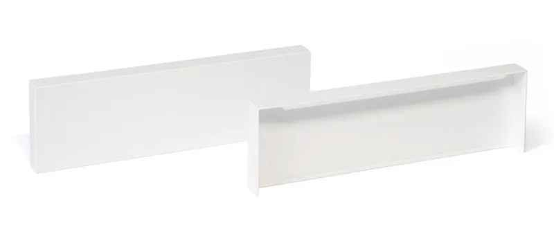 Sokotherm Abdeckung flach Standardfarbe RAL 9016 matt