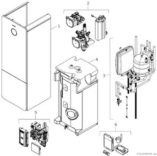 BOSCH Luft/Wasser-Wärmepumpe Compress CS6800iAW 12 M, Inneneinh. mit Speicher – Bild 2